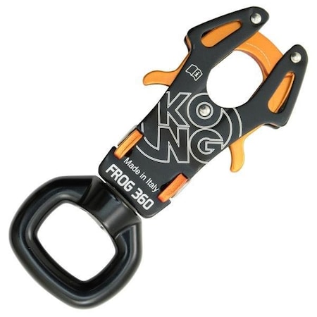 Kong Usa 130 mm Length, 12.7 mm Gate Opening, Aluminum Alloy, Black/Orange 7040XNNONKK
